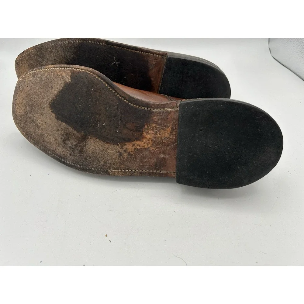 Lloyd And Haig Wing Custom Built Cap Toe Shoes 9 1/2 C/E Brown‎